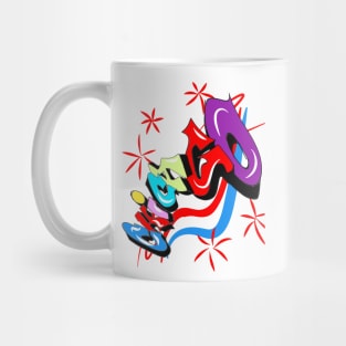 Chicago Graffiti for 4th of July celebration Mug